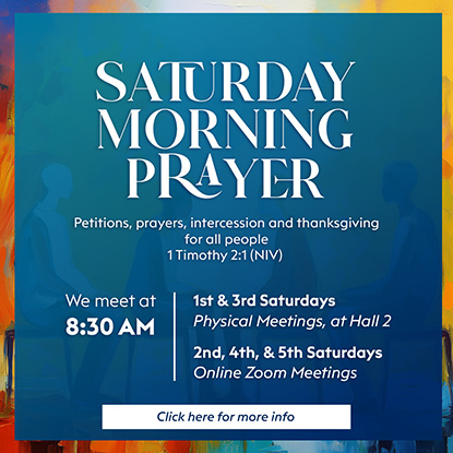 Saturday Morning Prayer