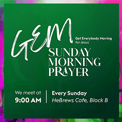 GEM Sunday Morning Prayer