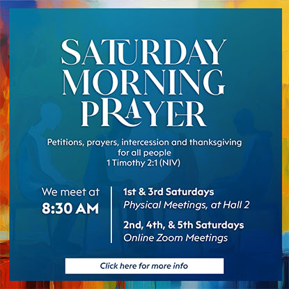 Saturday Morning Prayer